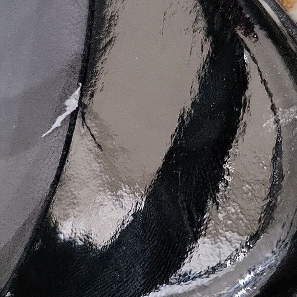 Giuseppe Zanotti Black Patent Leather Open Toe Sandals Dual Band Stiletto 37.5 - Picture 16 of 16